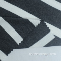 Rayures en tricot étiré COBBRAGE RAYON SPANDEX Tissu à rayures